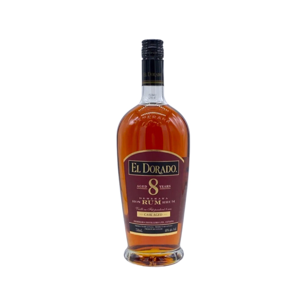 R780_WH_1000x1000px El Dorado 8 Year Old Cask Aged Demerara Rum - Image 1