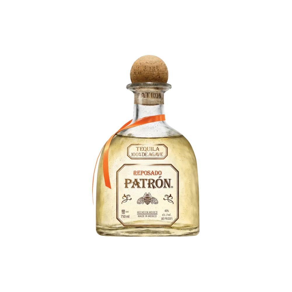 S1307_WH_1000x1000px Patron Tequila, 100% Agave, Reposado 750 Ml - Image 1