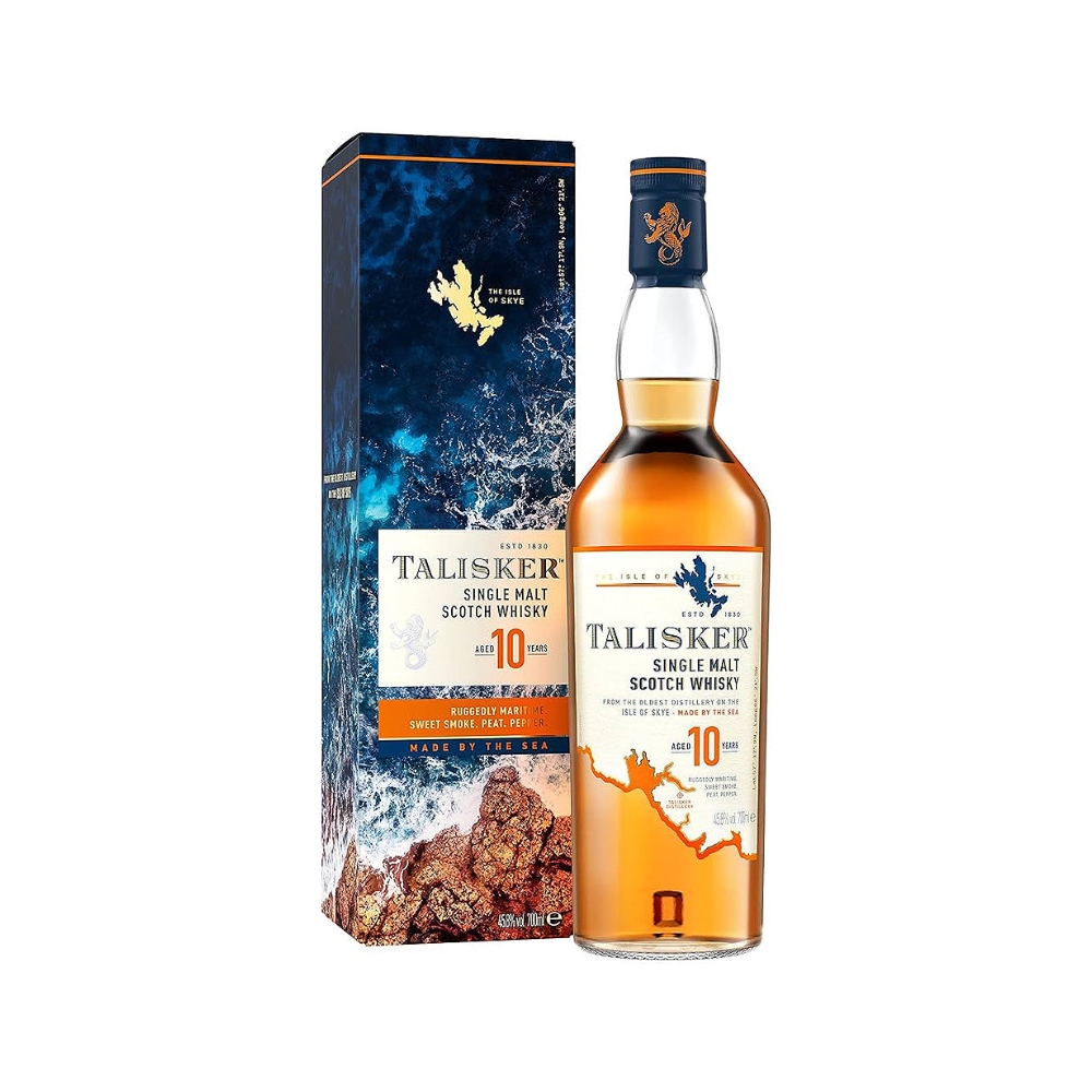 S1482_WH_1000x1000px Talisker 10yo Single Malt Whisky 750ml - Image 1