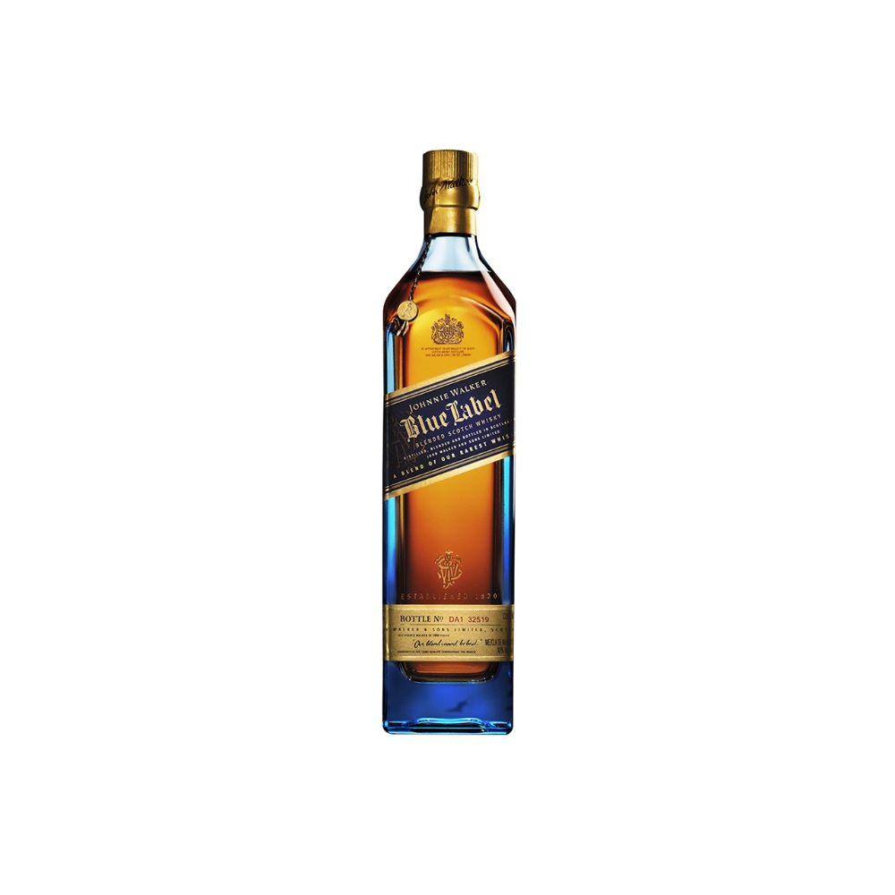 S272_WH_1000x1000px Johnnie Walker Whisky Blue Label Blended Scotch 750 Ml - Image 1