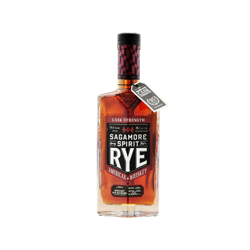 S430_WH_1000x1000px Sagamore Spirit Cask Strength Straight Rye Whiskey 750ml - Image 1