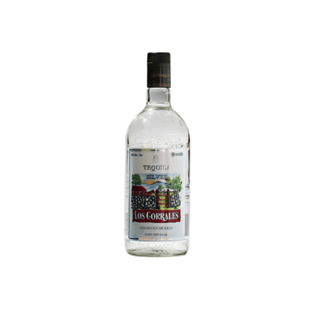 S492_WH_1000x1000px Licores Tequila Los Corrales 930 Ml Silver - Image 1