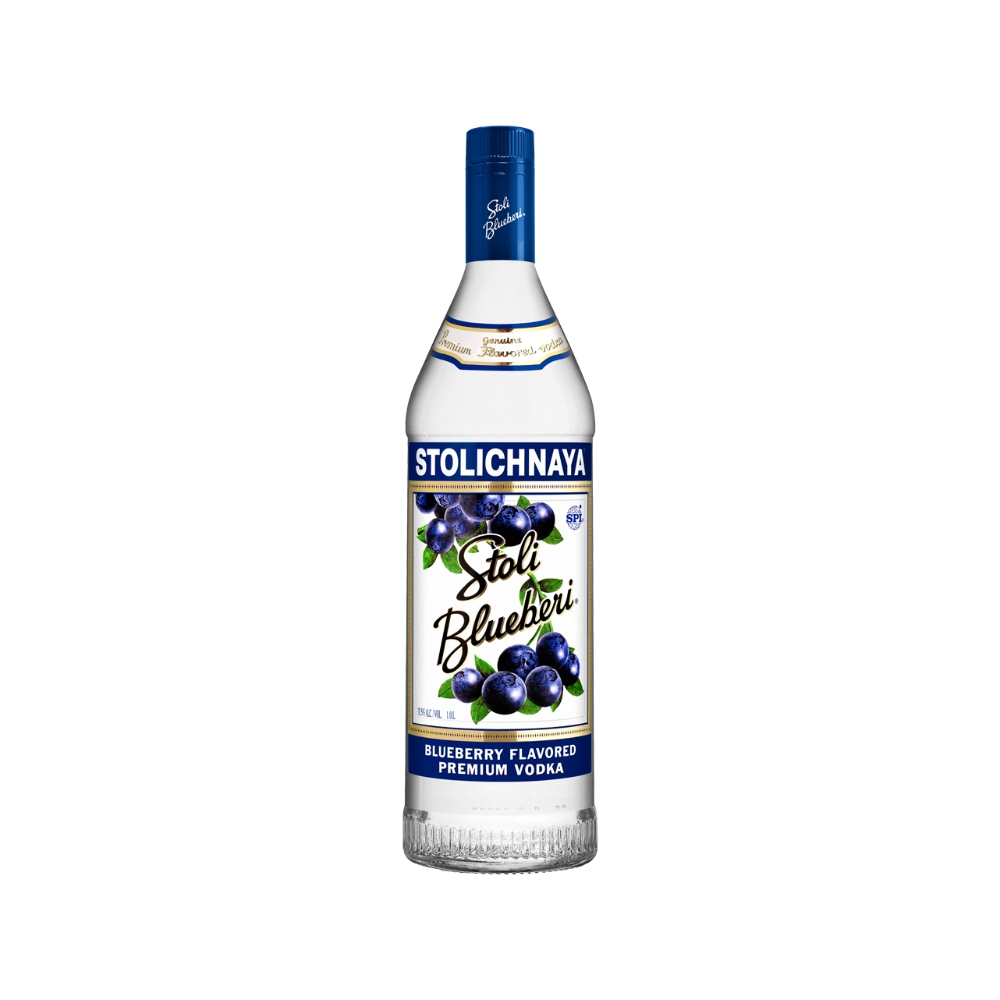 S506_WH_1000x1000px Stolichnaya Stoli Blueberi Blueberry Flavored Premium Vodka - Image 1