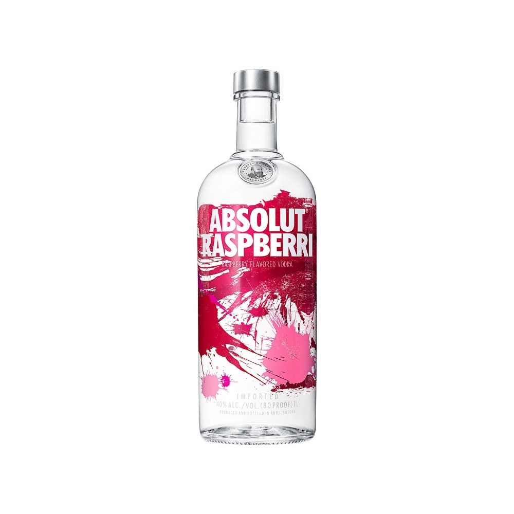 S513_WH_1000x1000px Absolut Vodka, Raspberry 1 L - Image 1