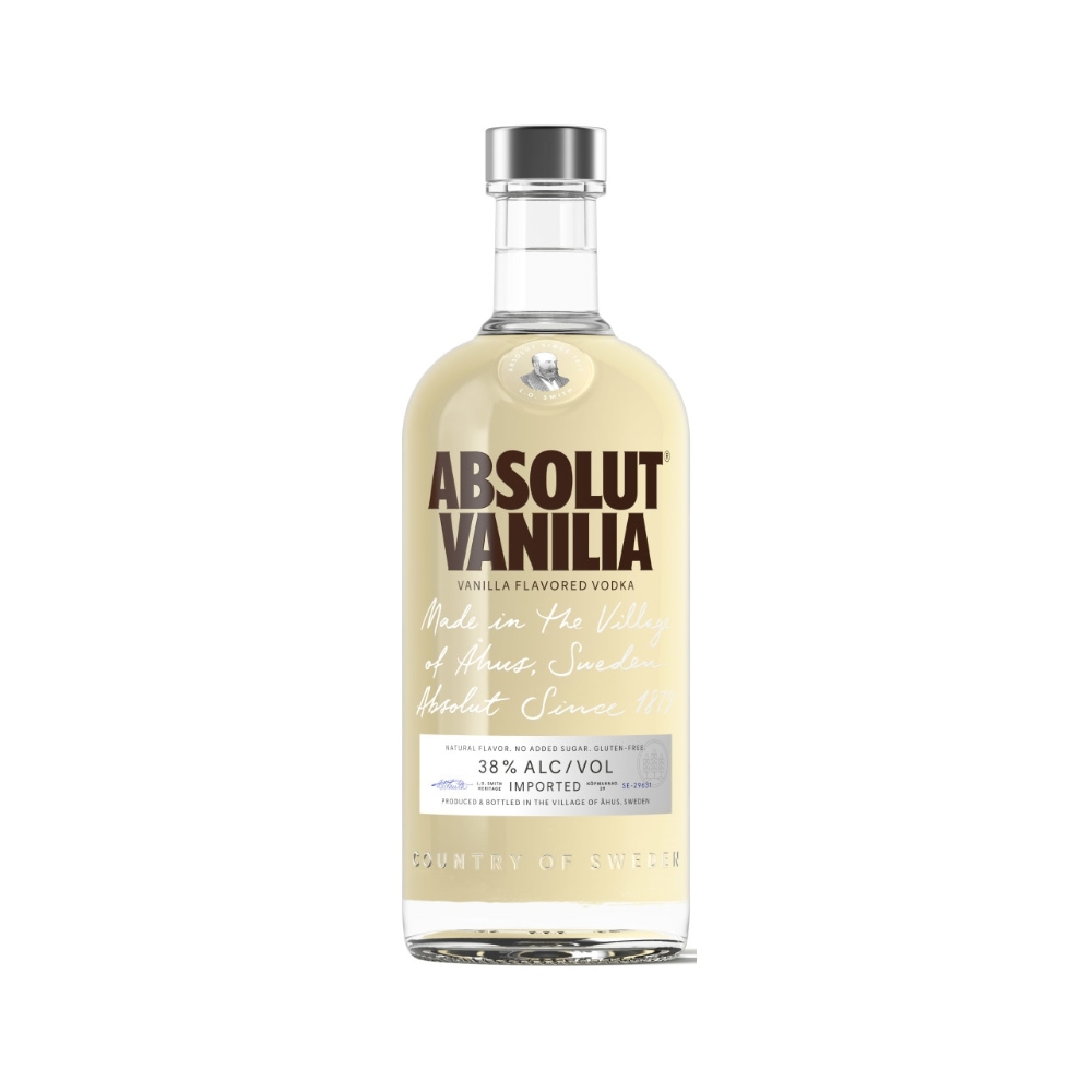 S520_WH_1000x1000px Absolut Vodka, Vanilla 1 L - Image 1